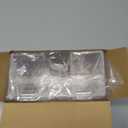 SEANADO Face Mask Dispenser Box Acrylic Glove Holder Hygiene Station with Lid for Disposable Emesis Bag, Shoe Cover and Hairnet，Wall Mount Holes or Tabletop Holder