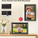 BIGASUO Digital Picture Frame, 10.1" Frameo Digital Frame WiFi with 32GB Memory, 1280x800 IPS Touch Screen, Send Photos/Videos from Your Phone Anywhere, Photo Gifts for Parents and Grandparents