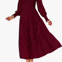 Wedding Guest Dresses for Women Fall Fashion 2025 Casual Long Sleeve Floral Maxi Boho Homecoming Dress M