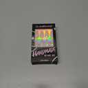 2 x GLAMERMAID Chrome Press On Nails Medium Almond, White Handmade Metal Fake Nails Stiletto, Glitter Glazed Donut False Nail Short Oval, Glossy Natural Reusable Acrylic Stick Glue on Nails Kit for Women