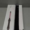 New Version Lanvier Rotating Curling Iron 1.25 Inch Automatic Curling Wand for Waves; Tourmaline Ceramic Self Curler with 2 Rotating Speed, 11 Adjustable Temperature & Dual Voltage for Worldwide Use (Rose Gold)