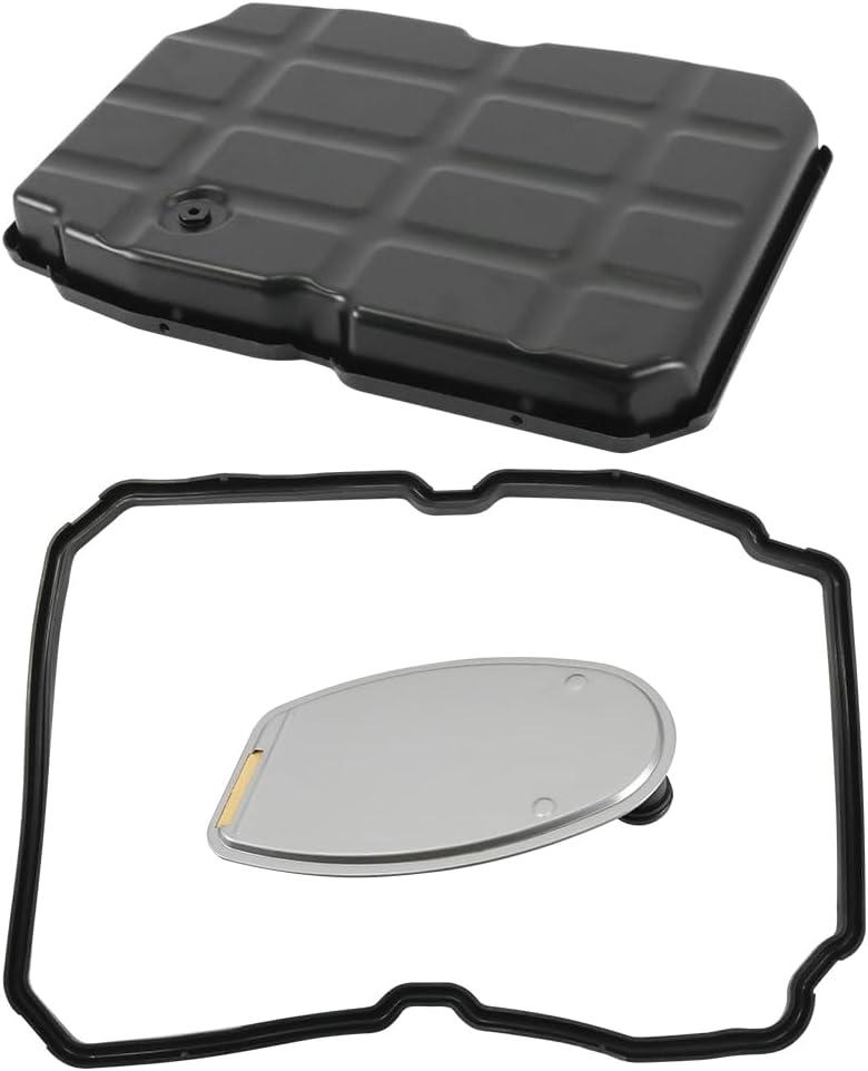 Transmission Oil Pan Kit w/Trans Oil Filter Compatible with NAG1 W5A580 Transmission Compatible with Dodge Challenger Charger Magnum Nitro Compatible with Jeep Wrangler Grand Cherokee Commander