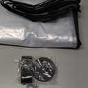 RELIANCER Magnetic Thermal Insulated Door Curtain,Waterproof EVA Door Cover,Fit Doors Size Up to 74"x80",Temperature Protection Insulated Doorway Curtain Partition,Patio Self-Closing Doors Net Screen