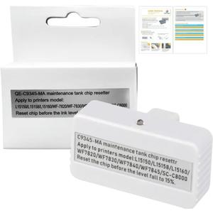 NEXTPAGE C9345 Maintenance Box Chip Resetter Compatible for ET-5800 ET-5850 ET-5880 ET-8500 ET-8550 ET-16600 WF-7310 WF-7820 WF-7840 EC-C7000 WF-7830 ST-C8090 ST-C8000 L15150 Printer (Colour)