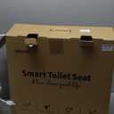 KERDE P30B Bidet Toilet Seat - Dual Control (Side Panel & Remote), Warm Water Wash, Heated Seat, Warm Air Dryer, LED Night Light,Existing Toilets Electric Bidet Elongated Electronic Heated Smart