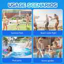 3 x Firework Water Gun, 2PCS Fireworks Water Gun, Couples Romantic Firework Style Water Guns, High Pressure Pull-Out Sprinkler Spray Toys for Pool Party, Bathing