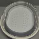 Collapsible Foot Soaking Tub for Foot Bath Soak Spa, Foot Tub for Soaking Feet Massager Health Care, Plastic  with Handle Wash Basin Laundry Basket for Travel Beach RV, Gifts for Women Parents