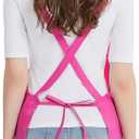 5 x Hair Cutting Cape with Armholes  Professional Black Nylon Hairdressing Gown for Salon or Home  Adult Haircut Cape (Pink)