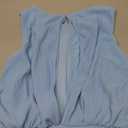 Women Summer Casual Dressy Sleeveless Smocked Wide Leg Linen Jumpsuits Rompers 2025 Trendy Travel Outfit L