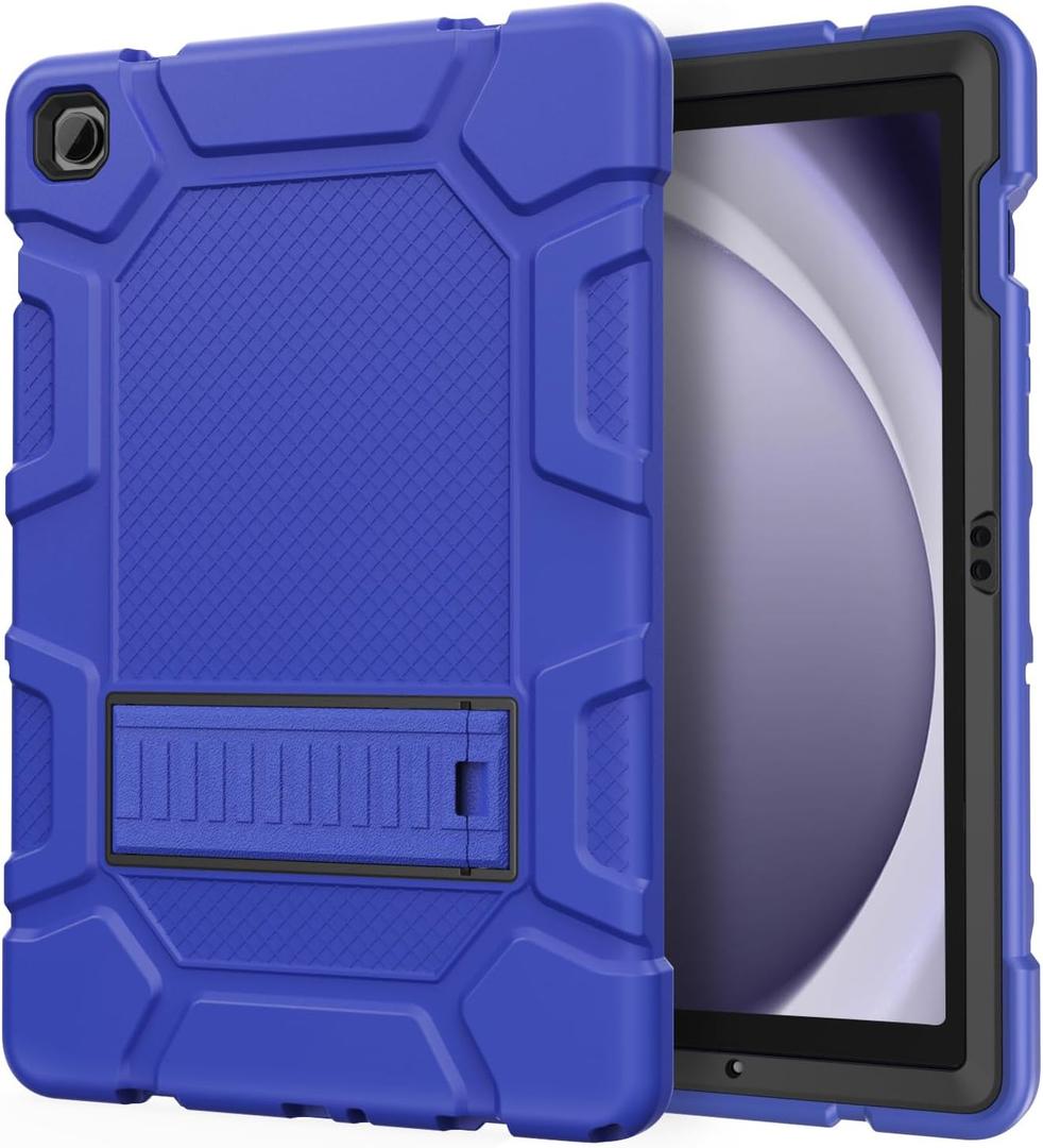 Case for Samsung Galaxy Tab A9 8.7 Inch 2023 Model (SM-X110/X115/X117), Heavy Duty Shockproof Rugged High Impact Protective Case, Blue (Galaxy Tab A9 8.7 Inch 2024, Blue)