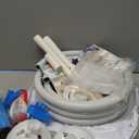 Bazen Upgraded 8.2ft & 5ft Balloon Arch Kit with Base, White, PVC Material, Round Shape, Perfect for Wedding, Baby Shower, Birthday Parties