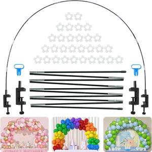 Table Balloon Arch Kit,Balloon Arch Stand Frame for Different Table Sizes for Birthday Baby Shower Graduation Wedding And Party Decoraitons