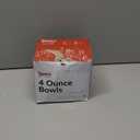 Sweese 4 oz Very Small White Porcelain Bowls - Set of 6 Dipping, Sauce, Salsa & Snack Bowls, Mini Ceramic Bowls for Condiments & Charcuterie