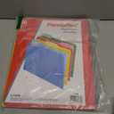 Pendaflex Two-Tone Color File Folders, Letter Size, Assorted Colors (Bright Green, Yellow, Red, Blue), 1/3-Cut Tabs, Assorted, 36 Pack (03086), 4-color