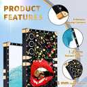 Loheckle for Samsung Galaxy S24 Plus Case for Women Girls Teens Designer Cute Cases with Ring Stand Holder and Lanyard Stylish Aesthetics Red Lips Luxury Cover for S24 Plus