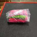 Giegxin Kids 80s Workout Costume Halloween Outfit Accessories Retro Neon Leotard Legging Headband Wristband Leg Warmers(Medium,Rose Red) 120