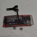 KAMIER 420 Drive Chain 102 Link with Chain Breaker for CRF50 XR50 KLX110 PW80 TTR90 RM60 50cc 70cc 90cc 110cc 125cc TaoTao Coolster Kayo SSR Chinese Pit Dirt Bike 4 Wheeler ATV Go Kart Mini Bike Parts (Silver, Silver)