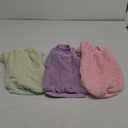 Dog Sweater, 3 Pack Dog Sweaters for Small Medium Dogs or Cat, Warm Soft Flannel Pet Clothes for Dogs Girl or Boy, Dog Shirt Coat Jacket (Large, Pink+Purple+Light Green)