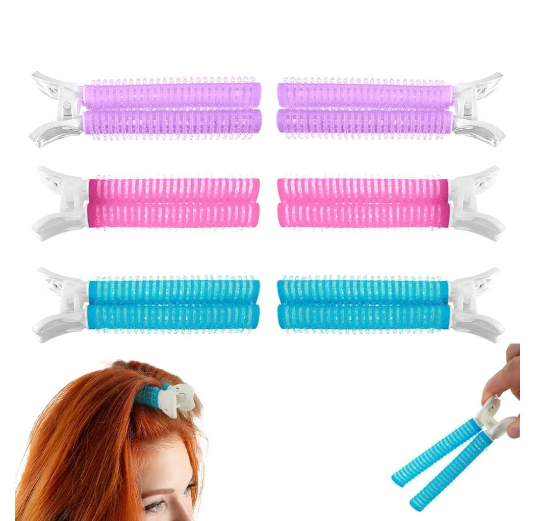 5pcs Hair Root Clips for Volume, 3 Colors Volumizing Roller clips, Portable Root Lifting Clip for Bangs, DIY Hair Accessories Tools Hairs Roots Clip for Shaping Bangs,Creating See-Through Bang