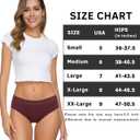Wealurre Cotton Panties for Women Bikini Underwear Hipster Underpants Lace Briefs Pack, Dark Series (M)