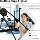 Endless Rope Trainer, Adjustable Resistance(11-66 lbs) for Workout