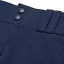 CHAMPRO Women's Tournament Traditional Low-Rise Polyester Softball Pant, Medium, Navy
