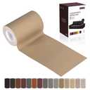Leather Repair Patch Tape, Dark Beige 3 x 61 Inches Self Adhesive Leather Repair Kit for Furniture, Car Seat,Vinyl Leather Repair Kit for Office Chairs,Couch,Sofa,Luggage
