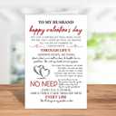 3 x Poem Love Card for Husband, Romantic Husband Valentines Day Card, Sweet Valentines Card for Husband from Wife