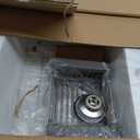 White 25x18 Inch Kitchen&Bar Sink- Stainless Steel Drop In Single Bowl Topmount Kitchen And Bar Sink With Sink Grid And Drain Assembly Bright White Bar Sink Enhance Aesthetic Appeal Of Modern Kitchen