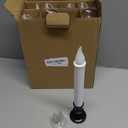 Christmas Window Candle Lights, Black Base LightsDusk to Dawn Sensor Turns Candle on in Dark and Off in Light, 9 "LED Battery Powered Candles for Indoor Table Party Decorations - Set of 8