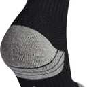 CWVLC Soccer Socks for Kids Youth Adult, Cotton Football Softball Baseball Socks (Black, XL)