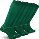 FYTUTESE 3 Pack Soccer Softball Baseball Socks Football Socks for Youth Men and Women Green, Medium