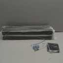 QLLY 20 inch Adjustable Metal Desk Legs, Square Office Table Furniture Leg, Table Leg, Set of 4 (Black)