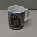 3d Bookshelf Mug - 3D Effect Books Mugs, Creative Space Design Multi-Purpose Mugs, Book Lovers Coffee Mug, Gifts for Readers (D)