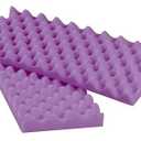 Medline Industries NON081343 Convoluted Foam Armboard Pads, 2" x 8" x 20", Purple (Pack of 12)