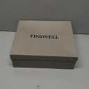 FINDVELL Gold High Heels Butterfly Back Sexy Stiletto Pumps Closed Toe Sparkly Ankle Strap Heels Sandals Dress Shoes for Women (7, White)