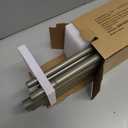 Antique Silver Double Curtain Rods for Windows, USFOOK Blackout Wrap Around Curtain Rods 32 to 58 Inch, 6/8 Inch Room Darkening Dual Rod Set, Decorative Drapery Poles for Home