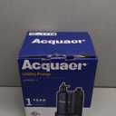 Acquaer Submersible Water Pump 1/6 HP Sump Pump Thermoplastic Utility Pump Small Electric Water Pump 1750GPH Water Remove for Basement Hot Tubs Garden Pool Cover Draining with 10 ft Cord