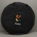 Kate Collapsible Backdrop Audition Backdrop for Headshot Photography, Video Conference, Live Streaming (5'x6.5', 1.5x2m, Black/White)