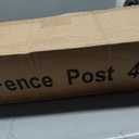 Fence Posts 4 FT Black, 16 Pack Heavy Duty U Posts