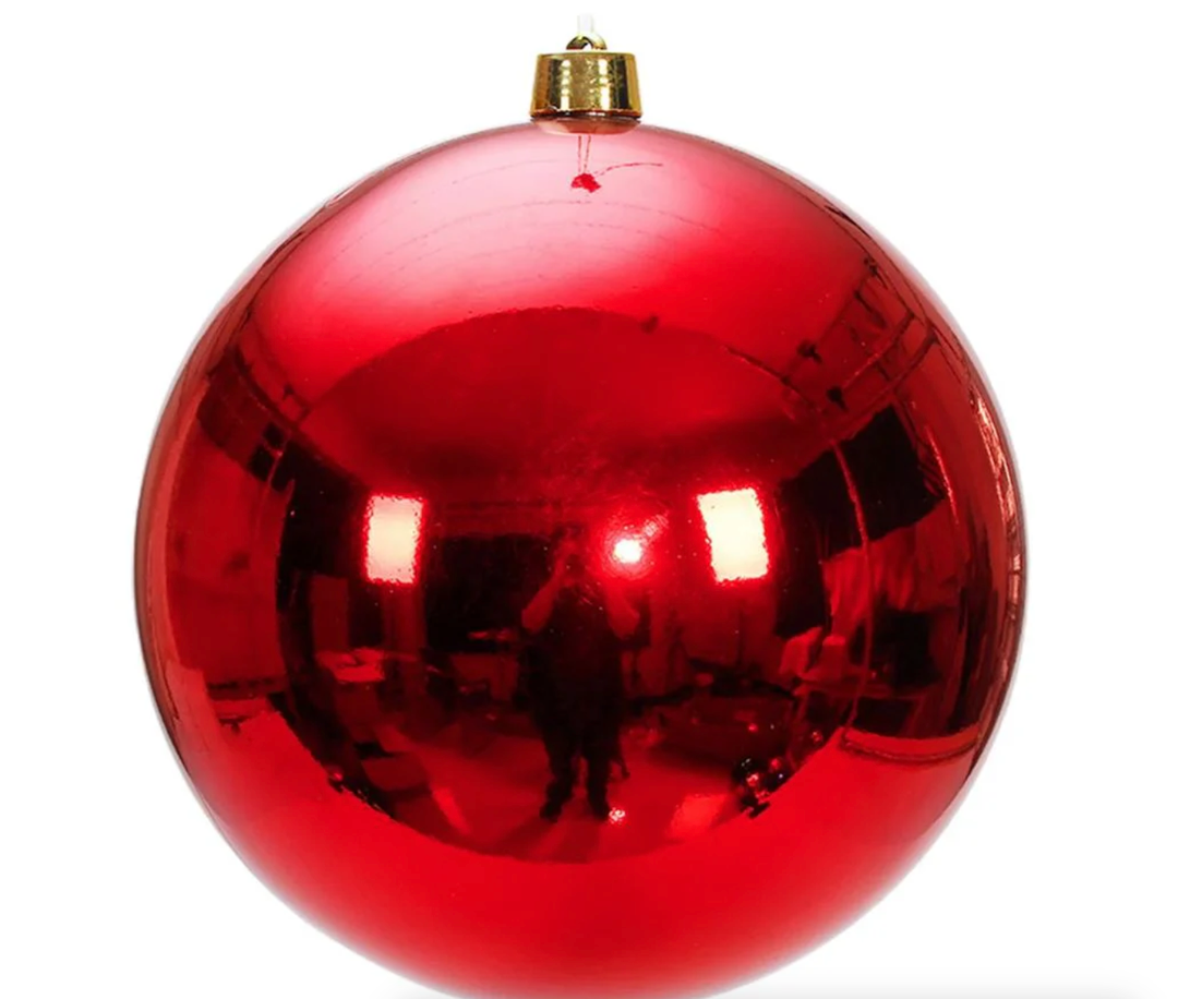 Jenaai 12 Pcs Large Brown Christmas Ball Ornaments, 4 Inch Big Oversized Shatterproof Christmas Tree Decorations Matte Glitter Giant Jumbo Plastic Hanging Baubles for Xmas Holiday Party Indoor Outdoor