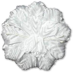 Capia Flowers Flat Carnation Capia Base for Corsages Bulk (White)