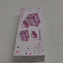 Toy Baby Doll Crib for 18'' Dolls, Cute Pink Heart Designed Baby Doll Bed with Carry Bag, Toy Crib Doll Furniture for 3 Years+ Girls