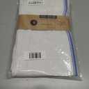 Dark White Ultra Soft Dish Towels  Premium Quality, Soft, Kitchen Towels  Durable for Daily Use in Cooking, Cleaning and More  Ideal for Homes and Professional Kitchens (6, Blue Stripe)