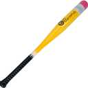 Pencil Bat - Plastic Youth Baseball Bat and Ball Set - Reinforced Durable Barrel ~29" - Backyard Baseball Games Gift - Balanced Weight - Easy to Swing, 29" 7oz