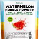 Gya Tea Co Watermelon Electrolyte Bubble Powder (5.29 oz) - Fizzy Watermelon Powder Drink for Hydration - No Sugar, Keto Friendly, Vegan, Non-GMO