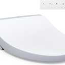 TOTO WASHLET KS5 Electronic Bidet Toilet Seat with Instantaneous Water Heating, Self-Cleaning Wand and Heated Seat, Elongated, Cotton White - SW3216#01