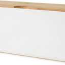 Changsuo Wall Mount Cable Management Box LargeCable Organizer Box for Extension Cord Power Stripe Surge Protector Wire Management Concealer Organizer Cover Hider for Desktop (Large, White)