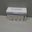 Emotionlite Dusk to Dawn Sensor Light Bulbs Outdoor, Warm White LED Bulbs, 60 Watt Equivalent, Automatic On/Off, Garage, Hallway, Basement, A19 Size, 9W, E26 Medium Base, 3 Pack