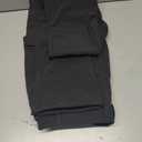 Women's Polar Fleece Lined Waterproof Hiking Pants Insulated Softshell Warm Outdoor Winter Snow Ski Pants (Black), Medium